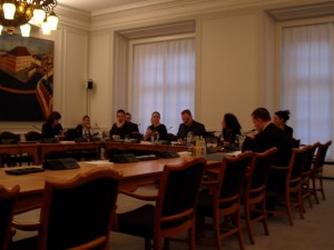 Justitsministeren redegør for ændringer i praksis for syriske asylansøgere. Foto Annette Birch